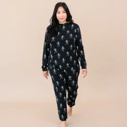 Clearance Kyte Baby Women's Jogger Pajama Set in Skeleton