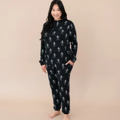 Clearance Kyte Baby Women's Jogger Pajama Set in Skeleton