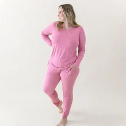 Kyte Baby Women's Jogger Pajama Set in Apple Blossom