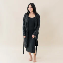 Discount Kyte Baby Women's Lounge Robe in Midnight Leopard
