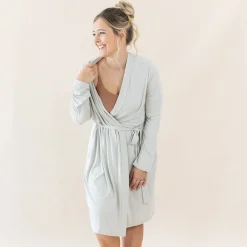 Clearance Kyte Baby Women’s Lounge Robe in Oat