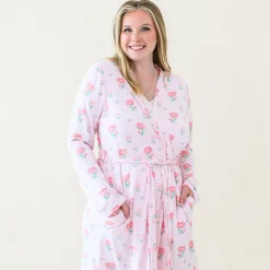 Online Kyte Baby Women's Lounge Robe in Sakura Peony