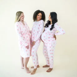 Online Kyte Baby Women's Lounge Robe in Sakura Peony