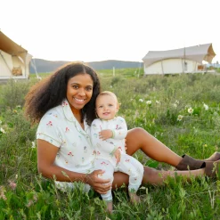 Best Kyte Baby Women’s Short Sleeve Pajama Set in Wildflower