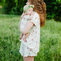 Best Kyte Baby Women’s Short Sleeve Pajama Set in Wildflower