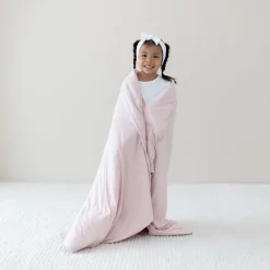 Clearance Kyte Baby Youth Blanket in 2.5 Blush