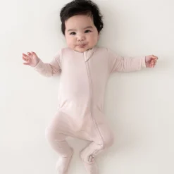 Online Kyte Baby Zippered Footie in Blush