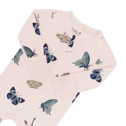 Sale Kyte Baby Zippered Footie in Blush Butterfly