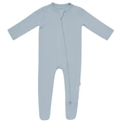 Outlet Kyte Baby Zippered Footie in Fog