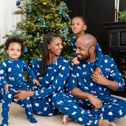 New Kyte Baby Zippered Footie in Frosty Friends