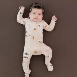 Hot Kyte Baby Zippered Footie in Gilmore Girls