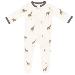 Clearance Kyte Baby Zippered Footie in Giraffe