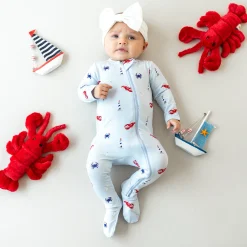 Online Kyte Baby Zippered Footie in Harbor