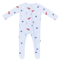 Online Kyte Baby Zippered Footie in Harbor