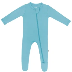 Online Kyte Baby Zippered Footie in Makai