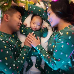 Outlet Kyte Baby Zippered Footie in Merry and Bright
