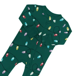 Outlet Kyte Baby Zippered Footie in Merry and Bright
