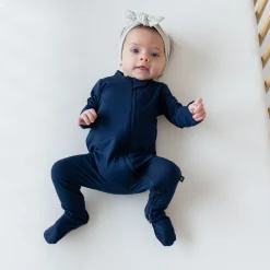 Discount Kyte Baby Zippered Footie in Navy
