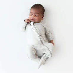 Clearance Kyte Baby Zippered Footie in Oat