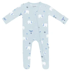 Best Kyte Baby Zippered Footie in Polar Lights
