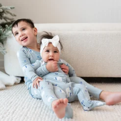 Best Kyte Baby Zippered Footie in Polar Lights