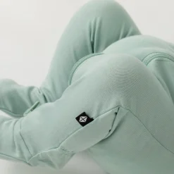 New Kyte Baby Zippered Footie in Sage