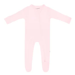 New Kyte Baby Zippered Footie in Sakura