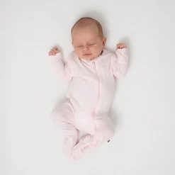 New Kyte Baby Zippered Footie in Sakura