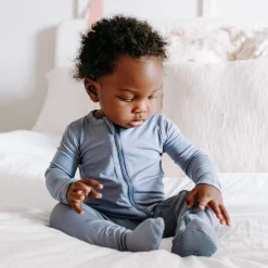 Best Kyte Baby Zippered Footie in Slate