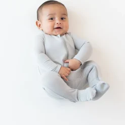 Sale Kyte Baby Zippered Footie in Storm