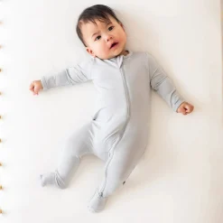 Sale Kyte Baby Zippered Footie in Storm