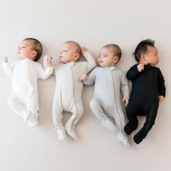 Sale Kyte Baby Zippered Footie in Storm