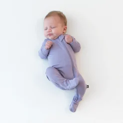 Kyte Baby Zippered Footie in Taro
