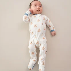 Discount Kyte Baby Zippered Footie in Teddy Bear