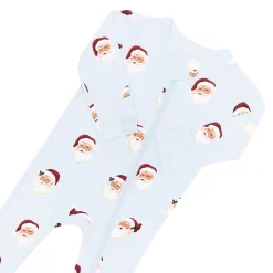 Discount Kyte Baby Zippered Footie in Vintage Santa