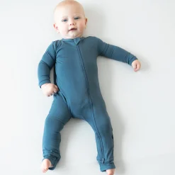 Discount Kyte Baby Zippered Romper in Atlantic