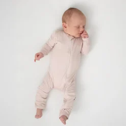 Online Kyte Baby Zippered Romper in Blush