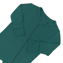 Kyte Baby Zippered Romper in Emerald