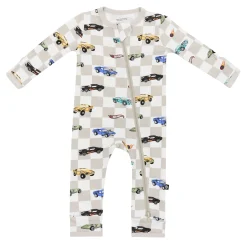 New Kyte Baby Zippered Romper in Fast and Fierce