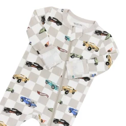 New Kyte Baby Zippered Romper in Fast and Fierce