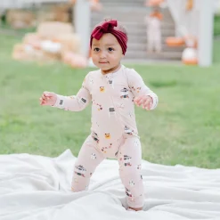 Hot Kyte Baby Zippered Romper in Gilmore Girls