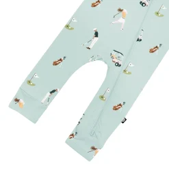 Sale Kyte Baby Zippered Romper in Golf