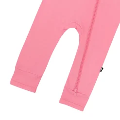 Online Kyte Baby Zippered Romper in Guava