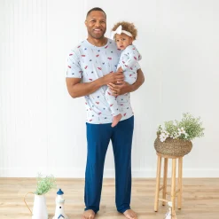 Best Kyte Baby Zippered Romper in Harbor
