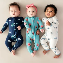 Discount Kyte Baby Zippered Romper in Humpback