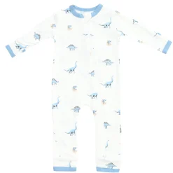Outlet Kyte Baby Zippered Romper in Jurassic