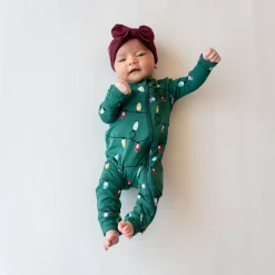 Discount Kyte Baby Zippered Romper in Merry and Bright