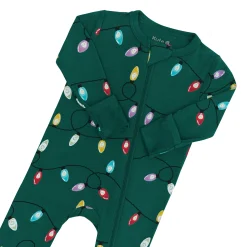 Discount Kyte Baby Zippered Romper in Merry and Bright