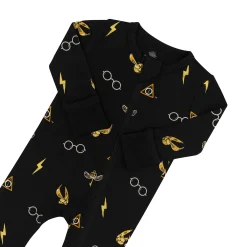 Clearance Kyte Baby Zippered Romper in Midnight Icon
