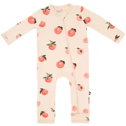 Discount Kyte Baby Zippered Romper in Peach